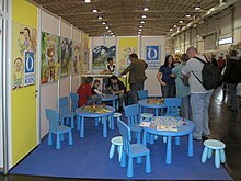 Queen Kids display at Essen Spiel 2008 Essen08 - Queen Games.jpg