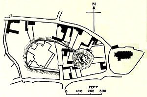 Plan of Eye Castle in the town of Eye Eye Castle plan.jpg