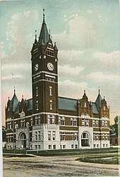 Delaware County di Manchester, Iowa, pada tahun 1908