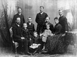 Familjen Larsson, 1888. Yngve i mitten.