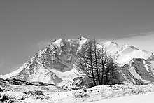 Das Fletschhorn vom Simplonpass aus gesehen