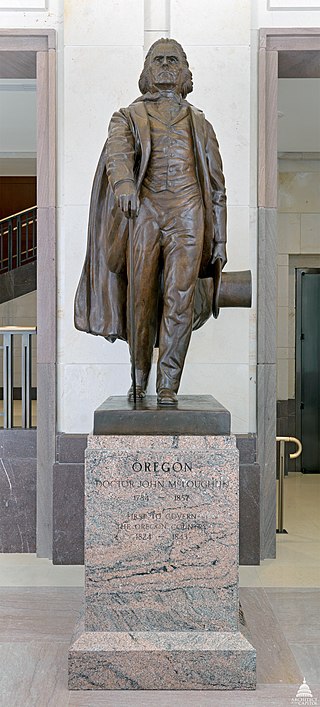 <span class="mw-page-title-main">Statue of John McLoughlin</span> Sculpture by Alexander Phimister Proctor