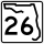 Indicatore di camion della strada statale 26