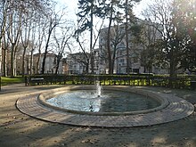 La fontaine du jardin Frascaty.