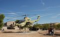 English: Bell AH-1 Cobra (?) helicopter with marking of U.S. 11th Armored Cavalry Regiment at Fort Irwin in National Training Center in California.