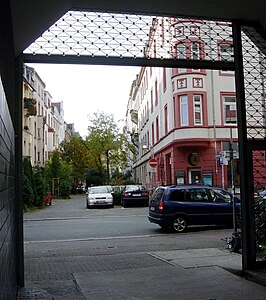 Blick in die Jungstraße über Jordanstraße