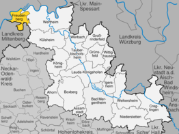 Kaart van Freudenberg