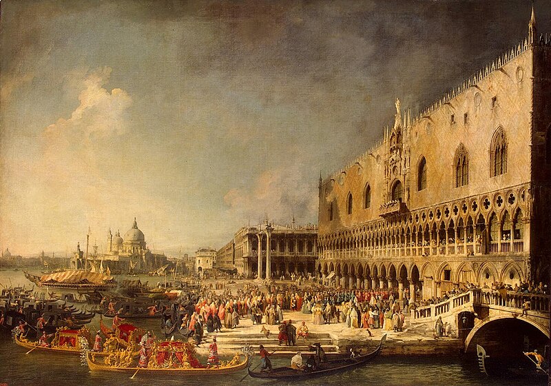 File:Giovanni Antonio Canal - The Reception of the French Ambassador (Hermitage).jpg