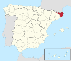 Girona in Spain (plus Canarias).svg