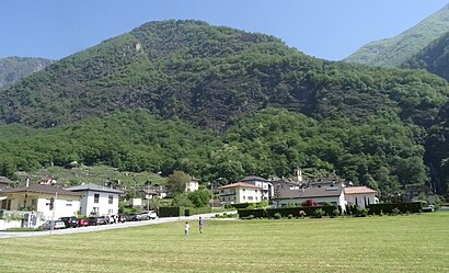 So kommt man zu Giumaglio mit den Öffentlichen - Mehr zum Ort Hier