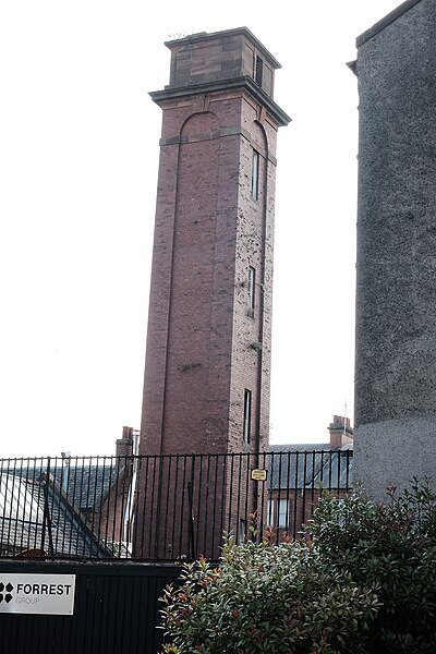 File:Glasgow City - Wallace Street, Southern Fire Station, Hose Tower - 20210726083917.jpg