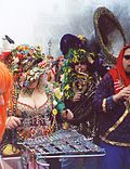 Musicians, French Quarter levee GlockenspielSousaphone.jpg