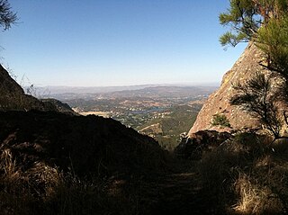 Gods Seat Geological landmark in Malibu, California