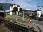 Hochperron der Rigibahn