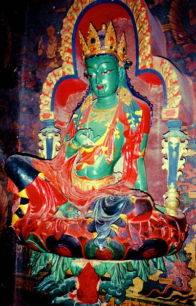File:Green Tara, Kumbum, Gyantse, Tibet, 1993.jpg