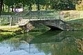 Bogenbrücke in der Mitte des Schlossteiches (Einzeldenkmal zu ID-Nr. 09288639)