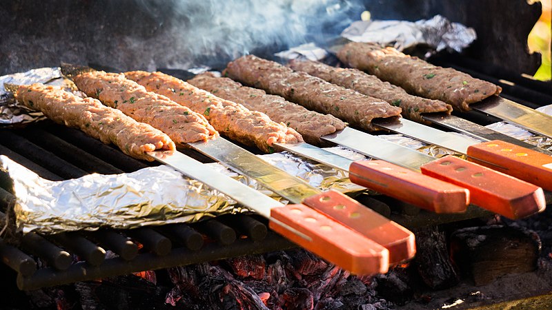 File:Ground beef kebab.jpg