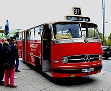 O 321 H als Stadtbus mit Falttüren