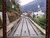 Kami-Ōhiradai station, one of the switchback locations on the Hakone Tozan Line, in 2007