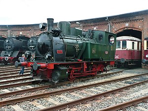 The "EMMA" in the locomotive shed Wittenberge (2020)