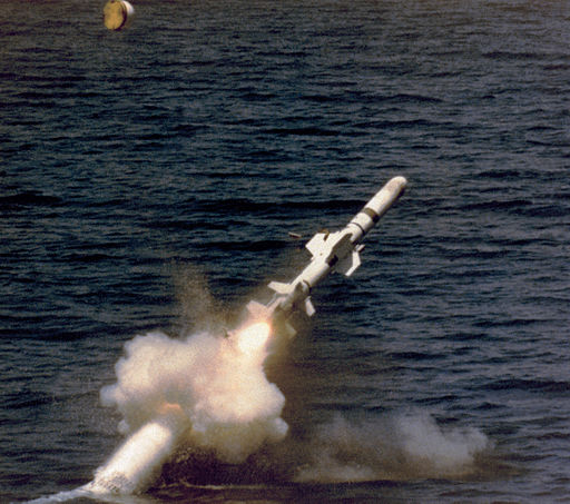 Harpoon launched by submarine