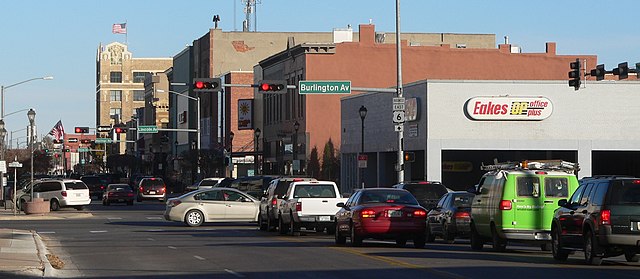 Downtown Hastings: 2nd Street, looking eastward, November 2012