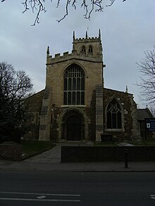 The church from the west, in 2008 Hatfield Church South Yorkshire.jpg
