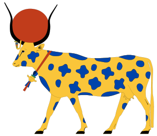 <span class="mw-page-title-main">Hesat</span> Ancient Egyptian cow goddess