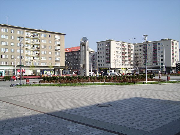 Republiky Square in the city centre