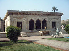 The Bardari of Ranjit Singh, built in the Hazuri Bagh.
