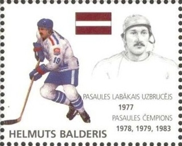 Balderis on a 2000 Latvian stamp