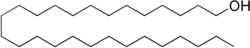 Structural formula of 1-heptacosanol