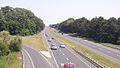 Highway 2A in Toronto, Ontario facing east.