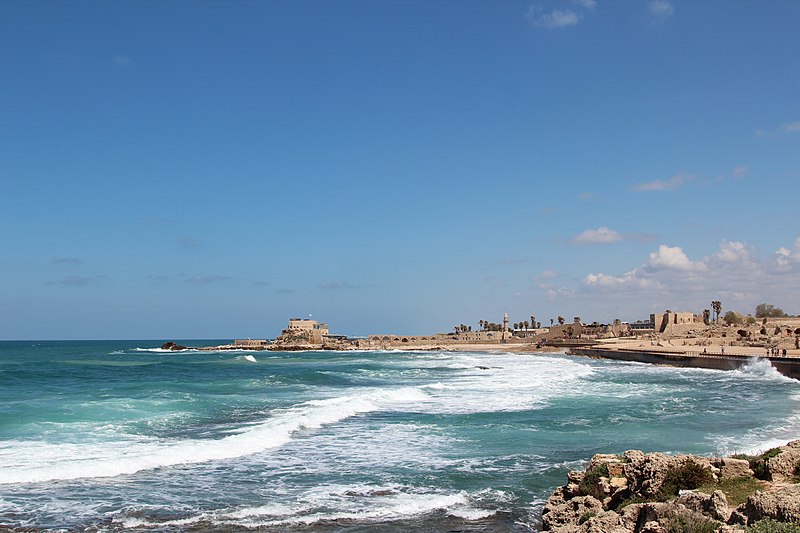 File:Holy Land 2016 P0225 Caesarea Maritima Harbour.jpg