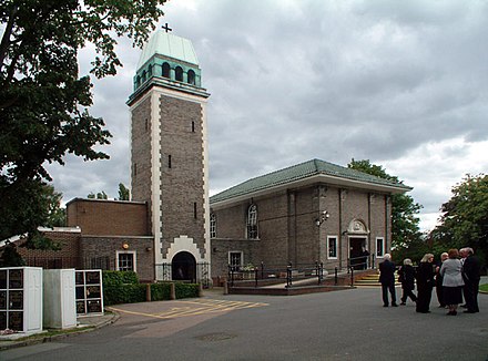 Honor Oak Crematorium, Camberwell New Cemetery, London. Architect Maurice Webb – geograph.org.uk – 45058