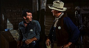 With John Wayne in Rio Bravo (1959)