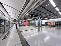 東鐵綫1、4號月台（2023年12月）