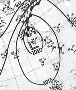 Analyse de surface de l'ouragan Eleven 19 octobre 1937.png