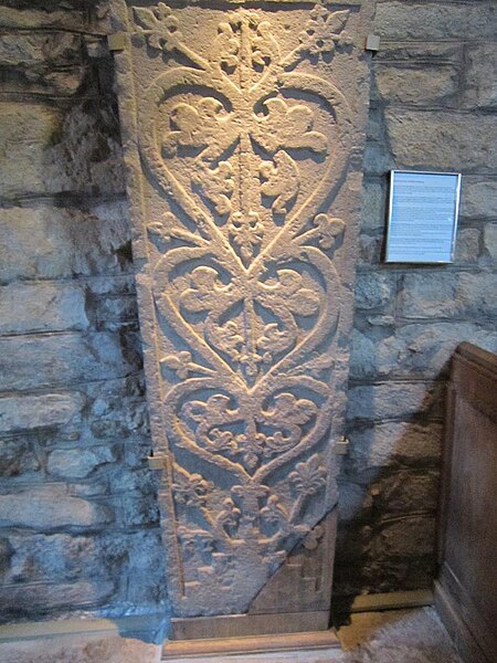 File:Husaby Church 2013 11th century Tree of Life sculpture.jpg