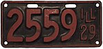 Illinois - Nummernschild von 1929.jpg