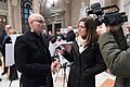 Ines Pierucci Assessora alla cultura del Comune di Bari intervistata da TRM - Wiki Loves Puglia exhibition 2019.jpg