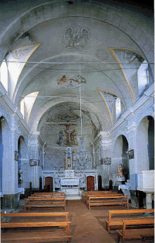 Inside Cristinacce church Interieur-eglise.gif