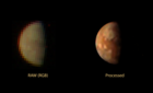 צילום ברזולוציה נמוכה של הירח איו שצולם על ידי מכשיר ה־JunoCam.