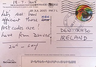 A postal address in Ireland is a place of 