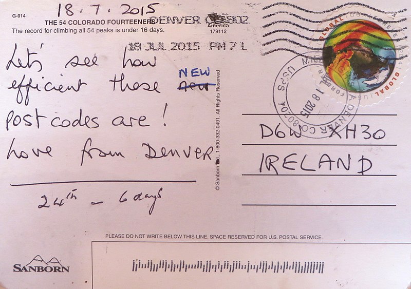 File:Irish postcode on postcard.jpg