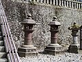 Iron lanterns donated by Date Masamune