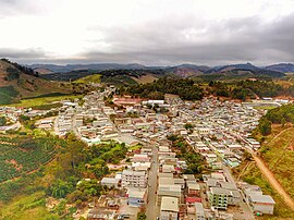 Vista aérea do Centro de Irupi