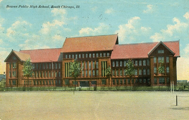 File:James H. Bowen High School 1911 Postcard.jpg