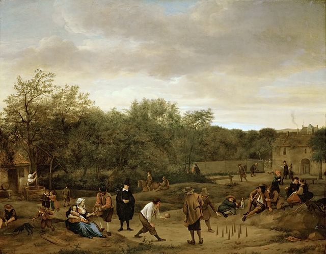 The Bowling Game, c. 1655