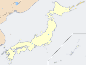 Ligging van Foedji op 'n kaart (Japan)